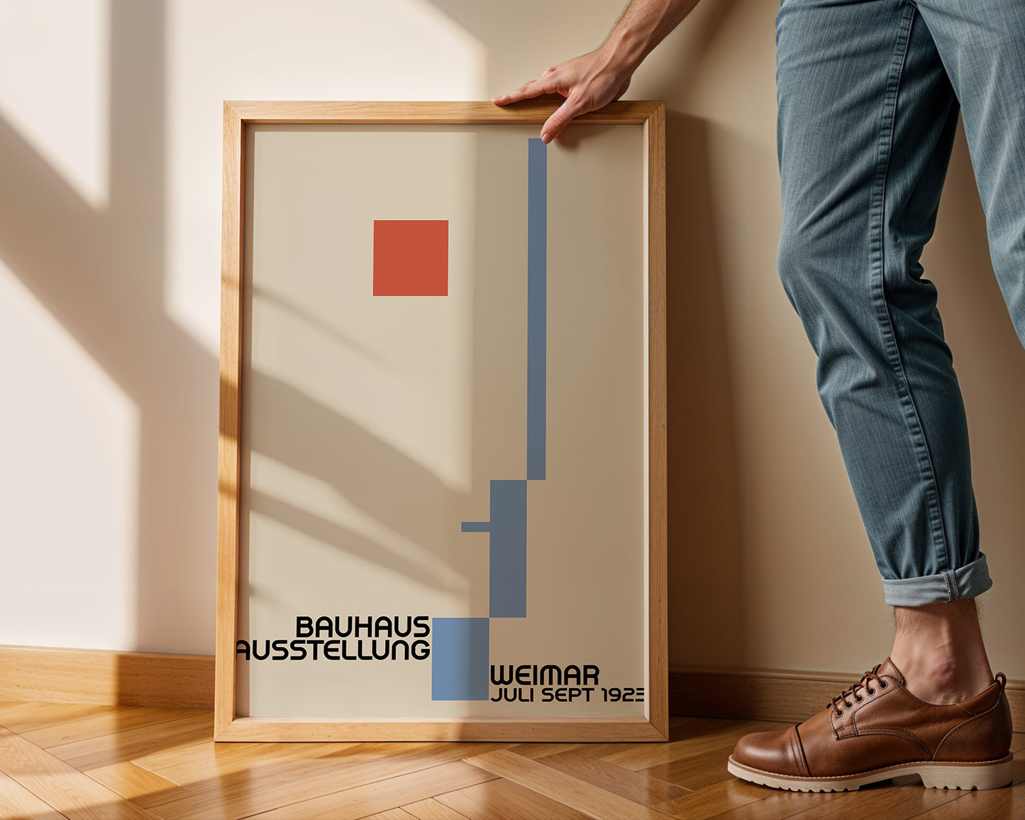 Bauhaus Ausstellung poster, Modern Geometric print - BH 22_011