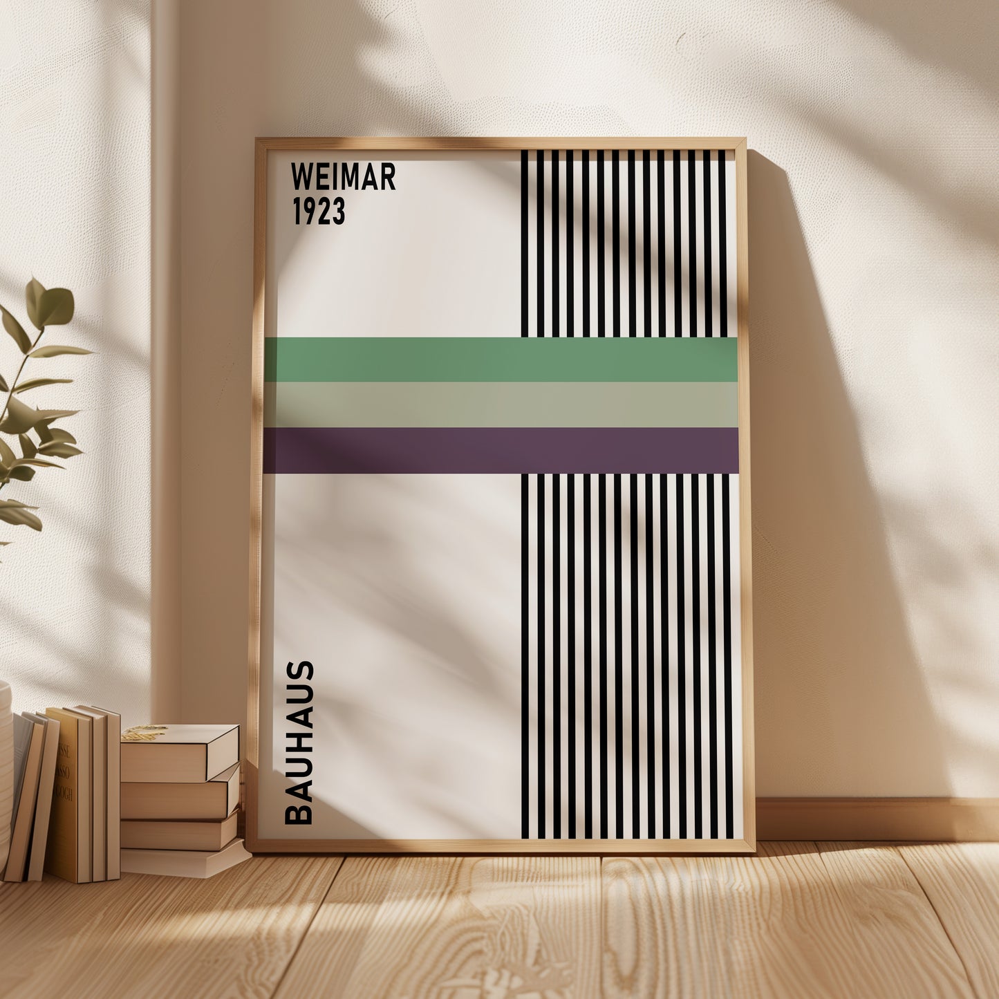 Bauhaus 1923 Exhibition Poster: Mid-Century Art - BH Green18_017