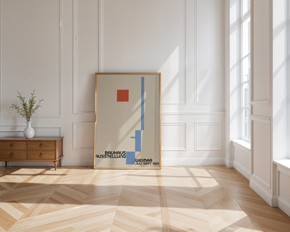 Bauhaus Ausstellung poster, Modern Geometric print - BH 22_011