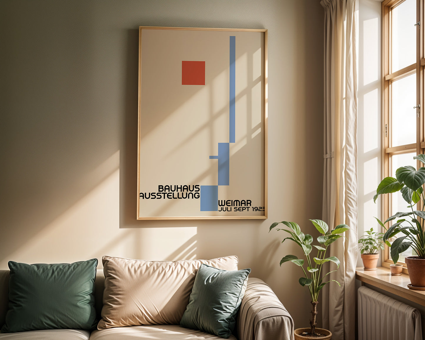 Bauhaus Ausstellung poster, Modern Geometric print - BH 22_011