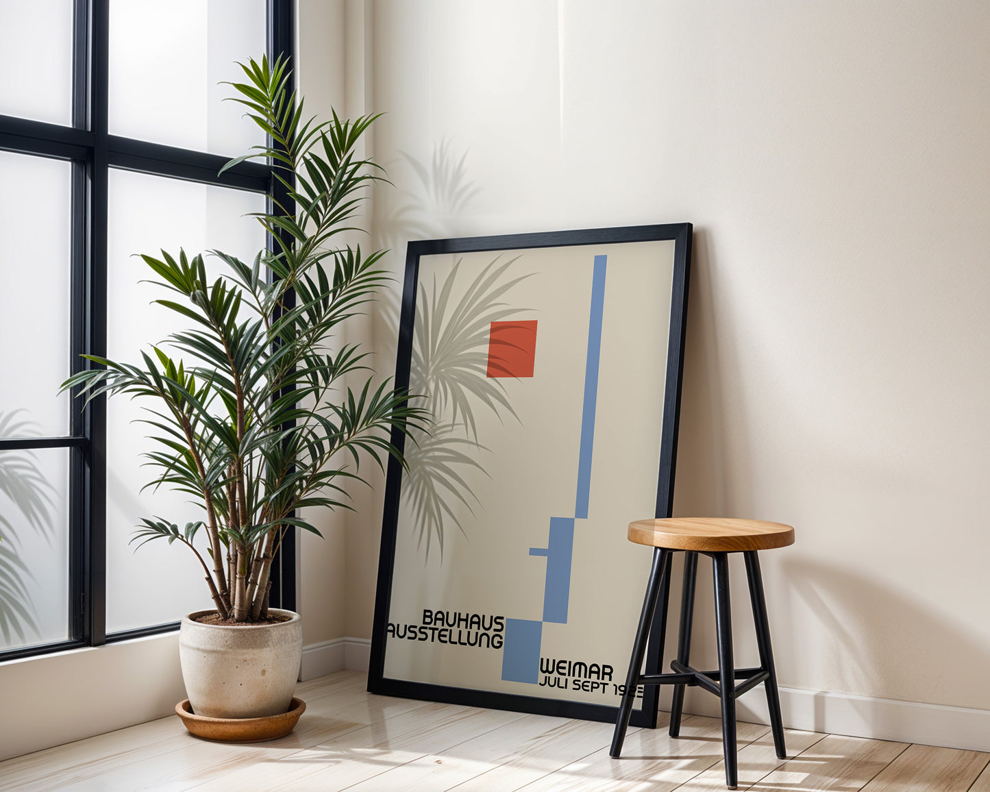 Bauhaus Ausstellung poster, Modern Geometric print - BH 22_011