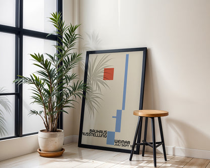 Bauhaus Ausstellung poster, Modern Geometric print - BH 22_011