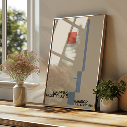 Bauhaus Ausstellung poster, Modern Geometric print - BH 22_011