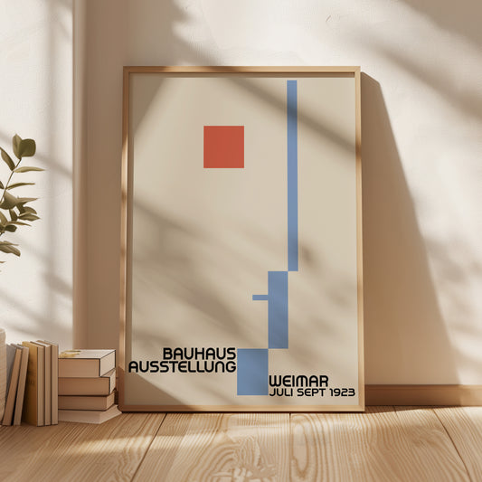 Bauhaus Ausstellung poster, Modern Geometric print - BH 22_011