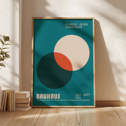 BAUHAUS EXHIBITION poster, Circles Colorful gallery wall art print - BH 22_001