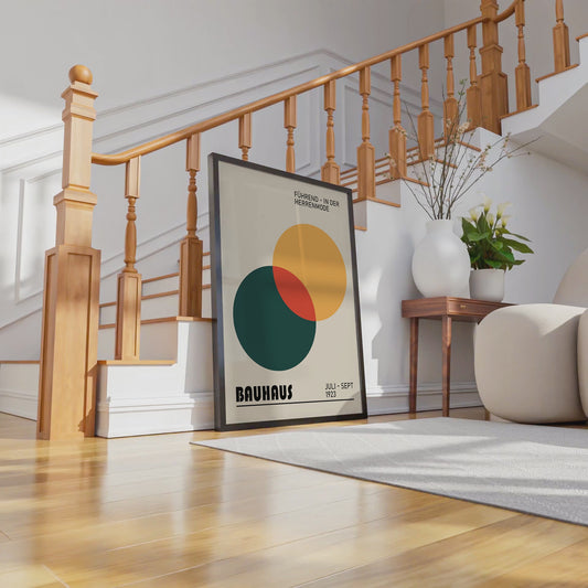 Bauhaus Dots Poster, Abstract Geometric Print, Artful Gallery Wall - BH 22_010